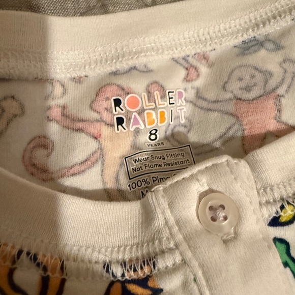 Roller Rabbit Disco Monkey Pajama Set - Picture 2 of 4